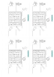 English Worksheet: body wordsearch