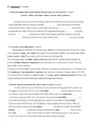 English Worksheet: 2nd year language and writing tasks