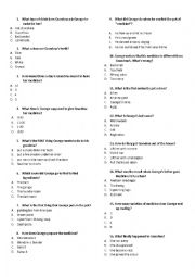 English Worksheet: Georges Marvelous Medicine quiz