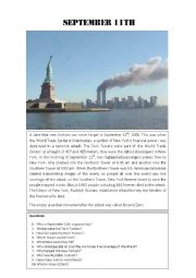 English Worksheet: 9/11