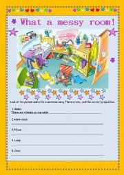 English Worksheet: Prepositions