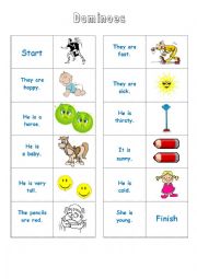 English Worksheet: to be