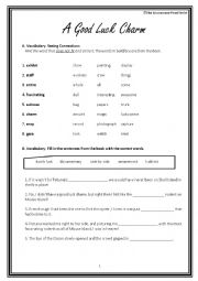 English Worksheet: The Enormouse Pearl Heist Chapter 24 (Last Chapter)