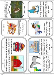 English Worksheet: Phonics Mini Book 17. Long Vowel Sounds: ai, ee, ea, oa, ue Happy Holidays