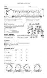 English Worksheet: Happy Street 2 Units 1,2,3