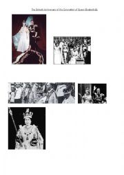 English Worksheet: The sixtieth anniversary of the coronation of Queen Elizabeth ll