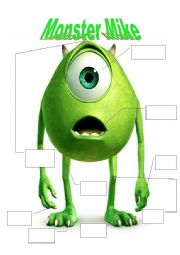 English Worksheet: Moster mike