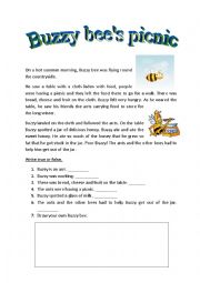 Buzzy bees picnic