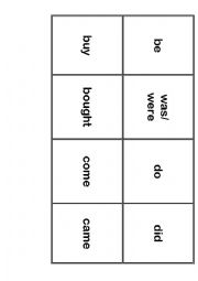 English Worksheet: Memory Cards