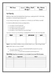 English Worksheet: where shall we go