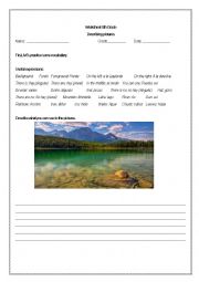 English Worksheet: Describing pictures