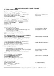 English Worksheet: Listening Practice