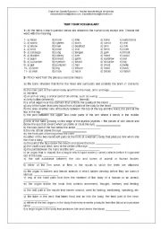 English Worksheet: Test your vocabulary - Parts of the body