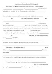 English Worksheet: The March of the Penguins