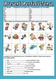 English Worksheet: Present Perfect