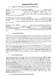 English Worksheet: 3rd Y lang Tunisian programme , Bac review , Exercices