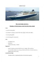 English Worksheet: Internet based lesson plan - the Mediterranean cruise