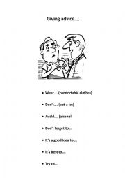 English Worksheet: Giving advice