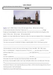 English Worksheet: BIG BEN