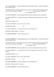 English Worksheet: Dolores Umbridges rules
