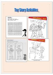 English Worksheet: Toy Story
