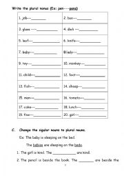 English Worksheet: grammar test