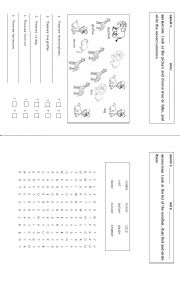 English Worksheet: animals & weather