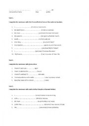English Worksheet: Present Perfect short test