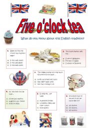 ANYONE FOR TEA? - a quiz on 