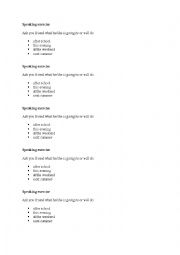 English Worksheet: speaking activity present perfect