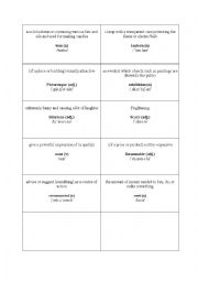 English Worksheet: Snowball activity