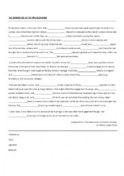 English Worksheet: The adventure of the speckled band 