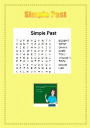 English Worksheet: Simple Past