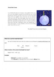 English Worksheet: Past Simple Tense 