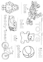 English Worksheet: Toys