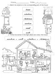 English Worksheet: House