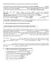 English Worksheet: 3rd Y lang Tunisian programme , Bac review 