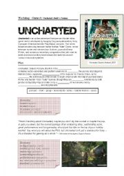 English Worksheet: Workshop Games 1 - Uncharted: Drakes Fortune