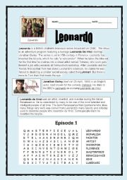 English Worksheet: Leonardo (TV series)