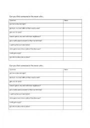 English Worksheet: Asking questions