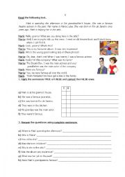 English Worksheet: Past Simple