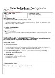 English Worksheet: guided reading bats