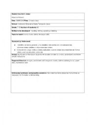 English Worksheet: listening lesson plan 