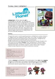 English Worksheet: Workshop Games 2 - LittleBigPlanet 2