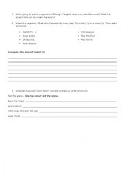 English Worksheet: Tangled (movie)