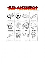 English Worksheet: The Alphabet