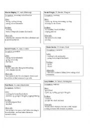 Spped dating - Talk about likes and dislikes