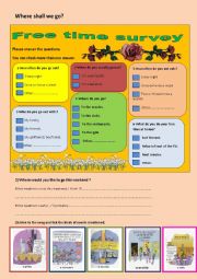 English Worksheet: Where shall we go Module 5 lesson 3 9th form