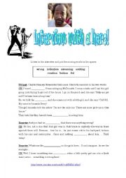 English Worksheet: Interview with Charles Ramsey