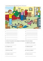 English Worksheet: Demonstrative Pronouns